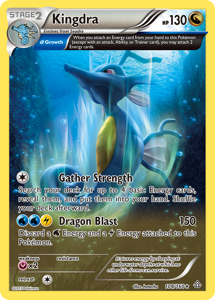 Kingdra (108/160) [XY: Primal Clash] | Dumpster Cat Games