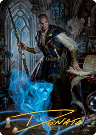 Mordenkainen Art Card (Gold-Stamped Signature) [Dungeons & Dragons: Adventures in the Forgotten Realms Art Series] | Dumpster Cat Games