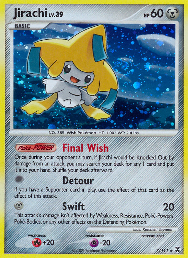 Jirachi (7/111) [Platinum: Rising Rivals] | Dumpster Cat Games