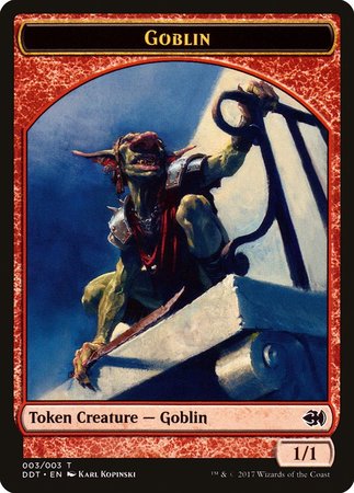 Goblin Token [Duel Decks: Merfolk vs. Goblins Tokens] | Dumpster Cat Games