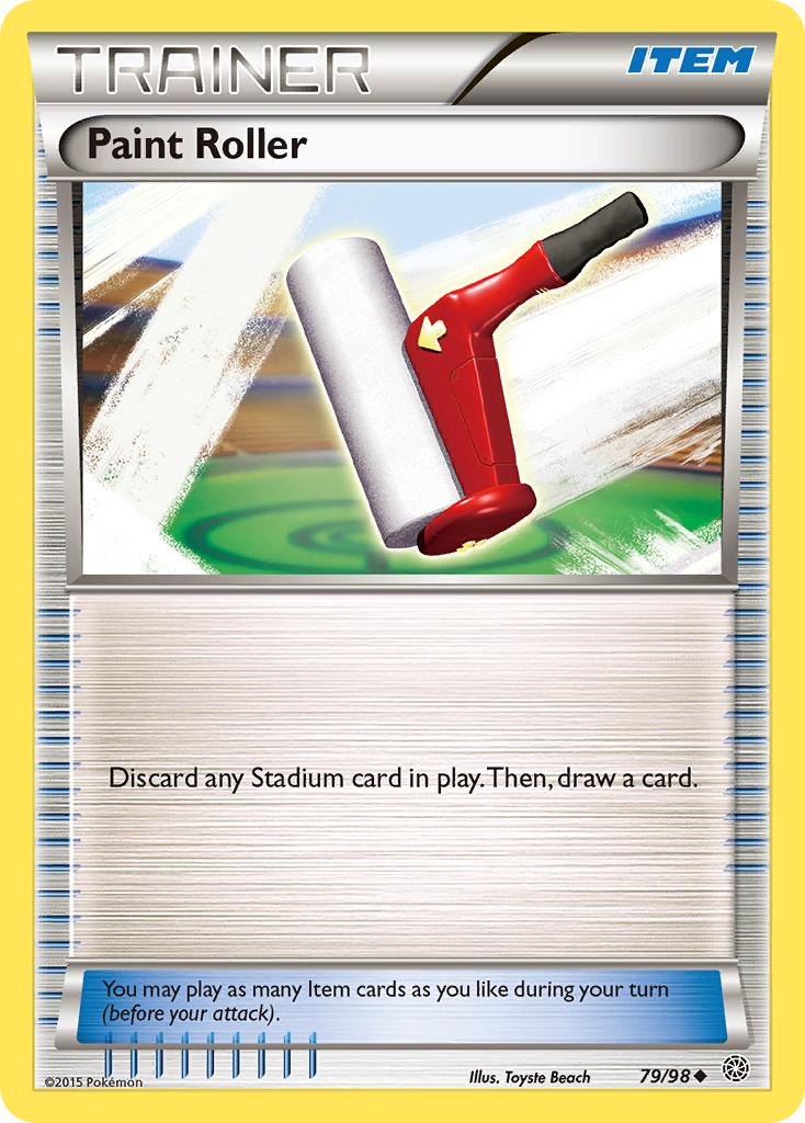 Paint Roller (79/98) [XY: Ancient Origins] | Dumpster Cat Games