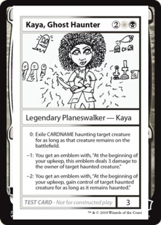 Kaya, Ghost Haunter (2021 Edition) [Mystery Booster Playtest Cards] | Dumpster Cat Games