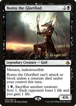 Bontu the Glorified [Amonkhet Promos] | Dumpster Cat Games