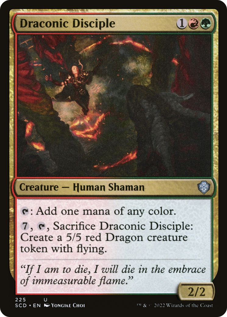 Draconic Disciple [Starter Commander Decks] | Dumpster Cat Games