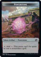 Powerstone // Saheeli, Filigree Master Emblem Double-Sided Token [The Brothers' War Tokens] | Dumpster Cat Games