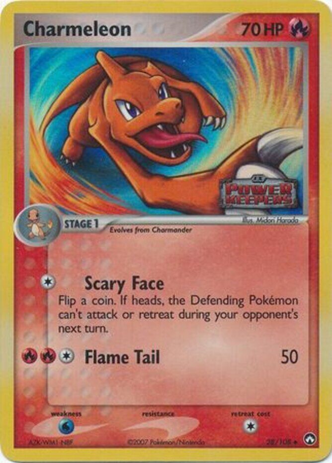 Charmeleon (28/108) (Stamped) [EX: Power Keepers] | Dumpster Cat Games