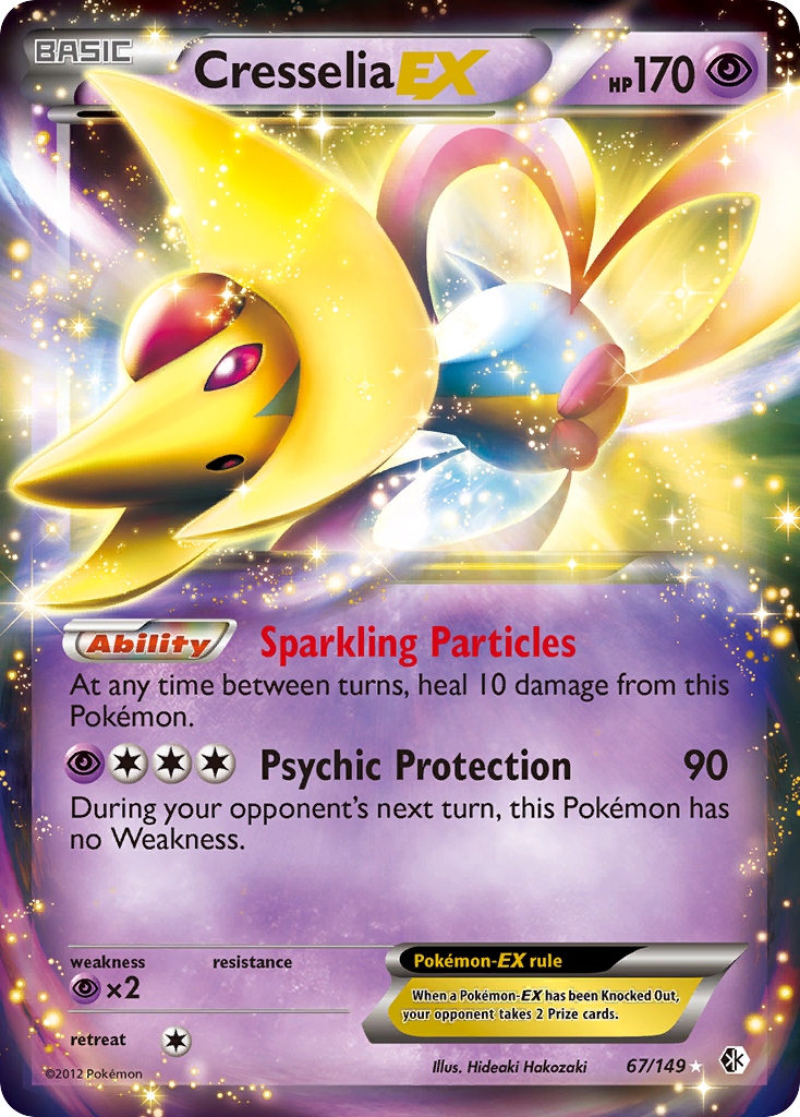 Cresselia EX (67/149) [Black & White: Boundaries Crossed] | Dumpster Cat Games