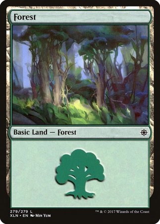 Forest (279) [Ixalan] | Dumpster Cat Games