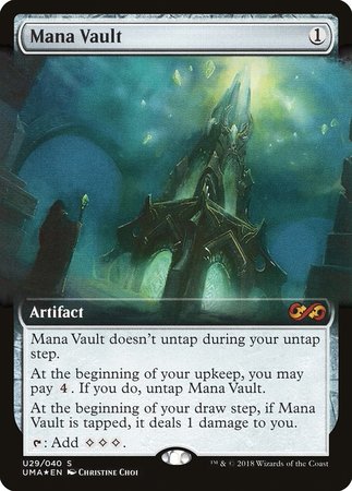 Mana Vault [Ultimate Box Topper] | Dumpster Cat Games