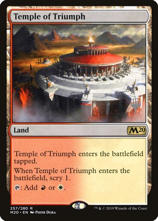 Temple of Triumph [Core Set 2020 Promos] | Dumpster Cat Games