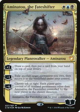 Aminatou, the Fateshifter [Commander 2018] | Dumpster Cat Games