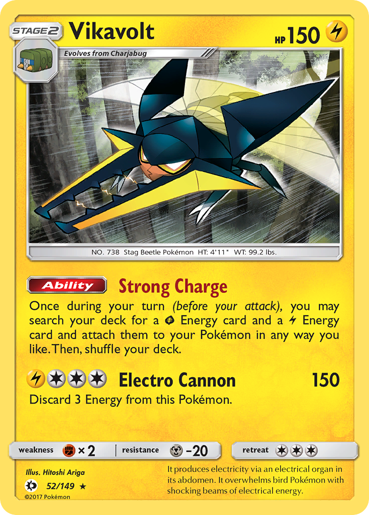 Vikavolt (52/149) [Sun & Moon: Base Set] | Dumpster Cat Games