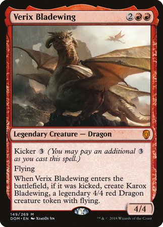 Verix Bladewing [Dominaria] | Dumpster Cat Games