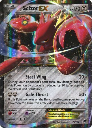 Scizor EX (76/122) (Jumbo Card) [XY: BREAKpoint] | Dumpster Cat Games