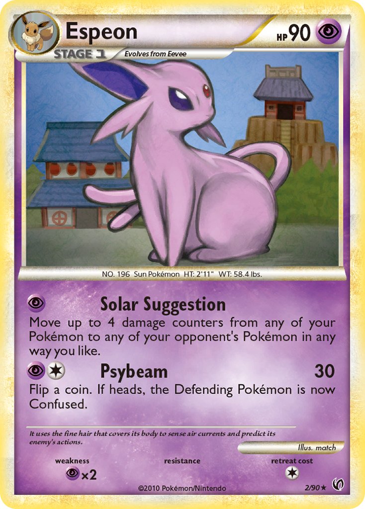 Espeon (2/90) (Theme Deck Exclusive) [HeartGold & SoulSilver: Undaunted] | Dumpster Cat Games