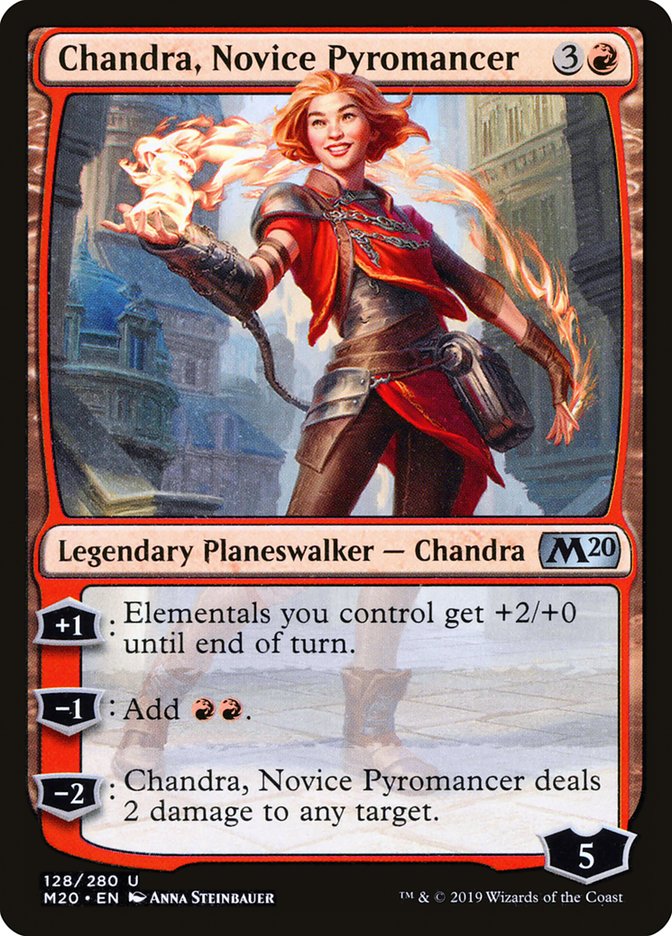 Chandra, Novice Pyromancer [Core Set 2020] | Dumpster Cat Games