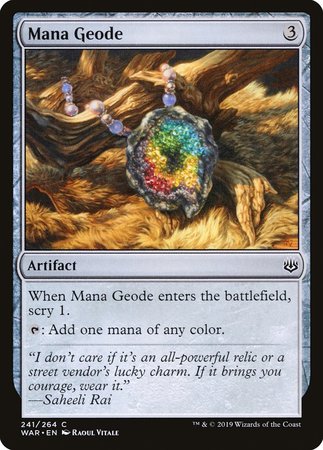 Mana Geode [War of the Spark] | Dumpster Cat Games