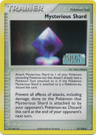 Mysterious Shard (81/100) (Stamped) [EX: Crystal Guardians] | Dumpster Cat Games