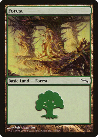 Forest (304) [Mirrodin] | Dumpster Cat Games