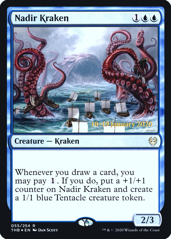 Nadir Kraken [Theros Beyond Death Prerelease Promos] | Dumpster Cat Games