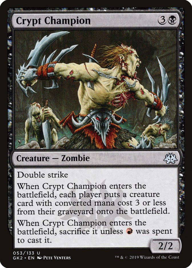 Crypt Champion [Ravnica Allegiance Guild Kit] | Dumpster Cat Games