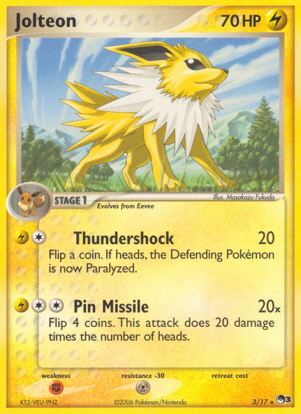 Jolteon (3/17) [POP Series 3] | Dumpster Cat Games