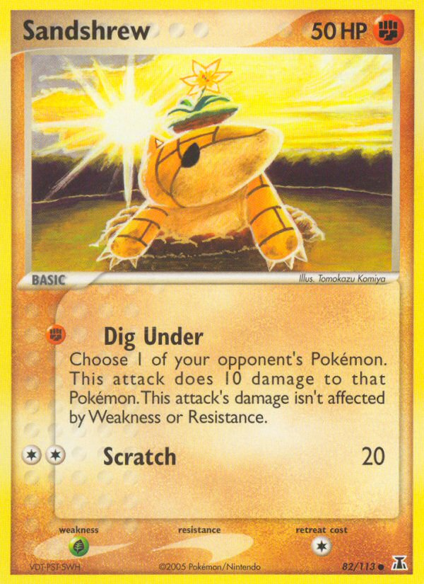 Sandshrew (82/113) [EX: Delta Species] | Dumpster Cat Games