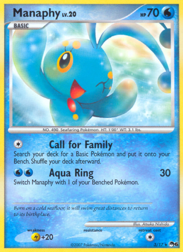 Manaphy (3/17) [POP Series 6] | Dumpster Cat Games