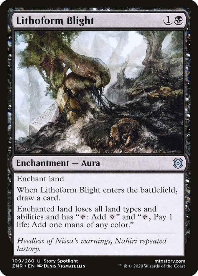 Lithoform Blight [Zendikar Rising] | Dumpster Cat Games