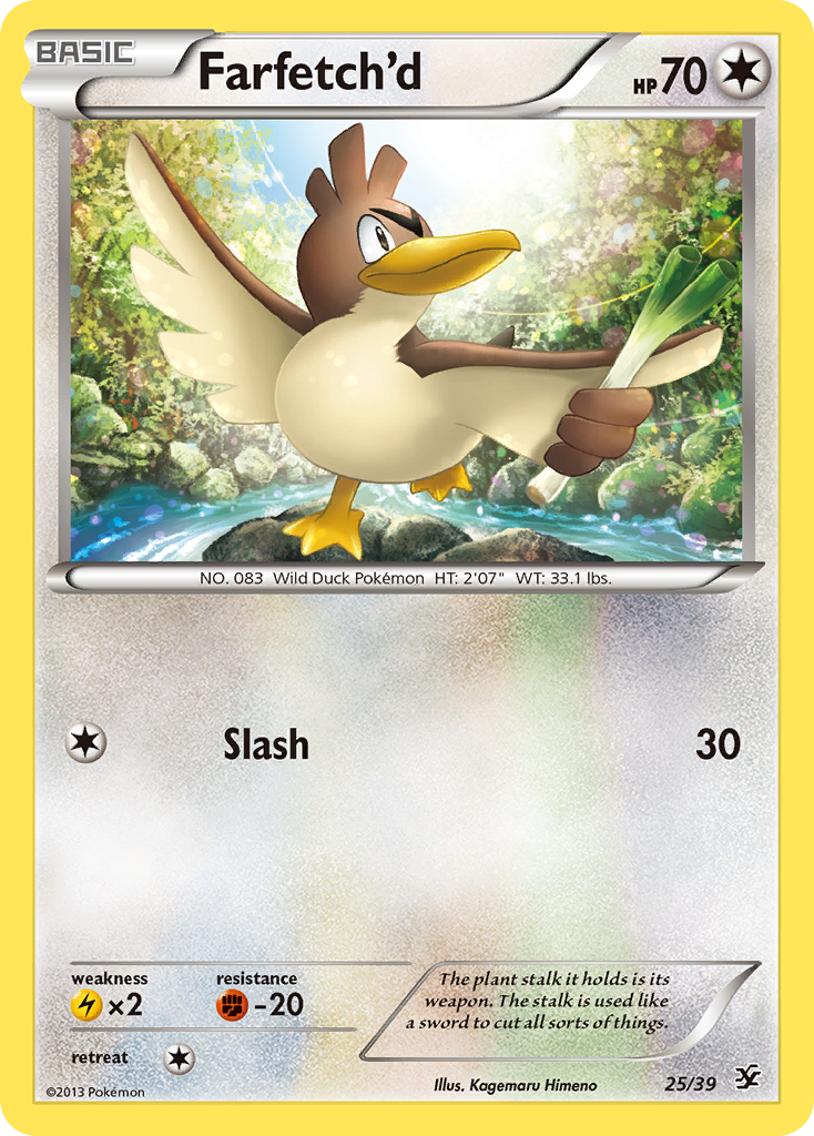 Farfetch'd (25/39) [XY: Kalos Starter Set] | Dumpster Cat Games