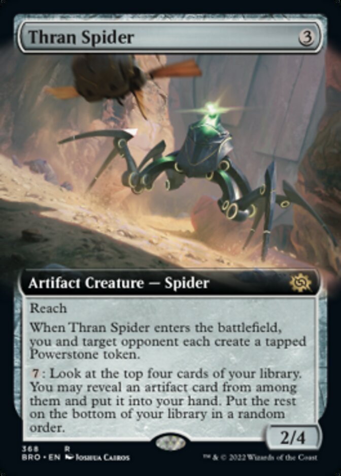 Thran Spider (Extended Art) [The Brothers' War] | Dumpster Cat Games