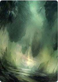 Swamp 1 Art Card [Zendikar Rising Art Series] | Dumpster Cat Games