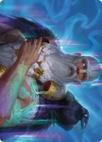 Alrund, God of the Cosmos Art Card [Kaldheim: Art Series] | Dumpster Cat Games