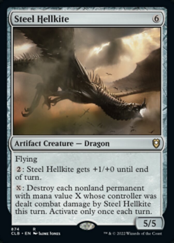 Steel Hellkite [Commander Legends: Battle for Baldur's Gate] | Dumpster Cat Games