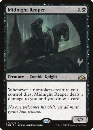 Midnight Reaper [Guilds of Ravnica Promos] | Dumpster Cat Games