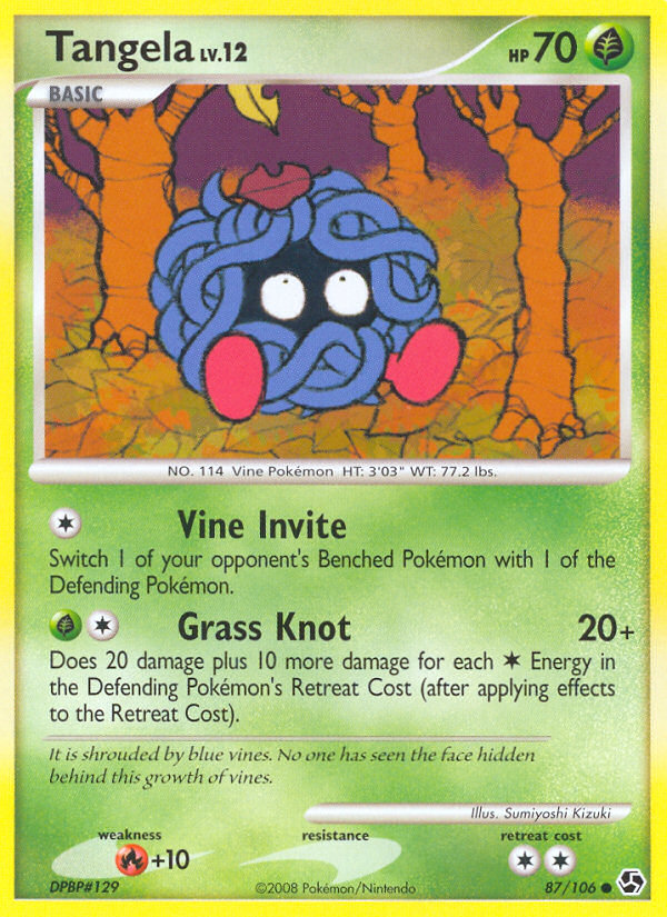 Tangela (87/106) [Diamond & Pearl: Great Encounters] | Dumpster Cat Games