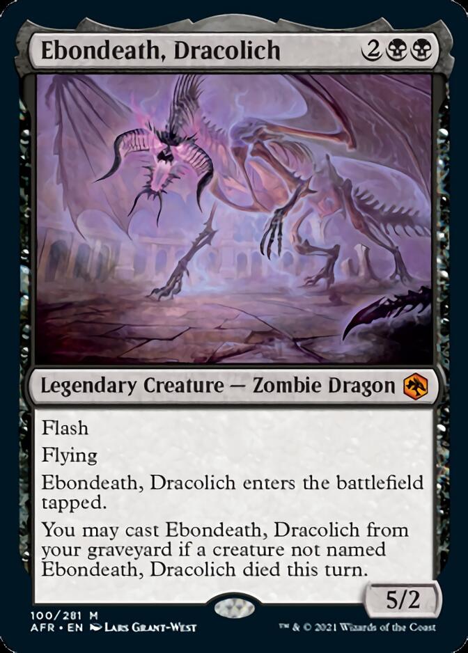 Ebondeath, Dracolich [Dungeons & Dragons: Adventures in the Forgotten Realms] | Dumpster Cat Games