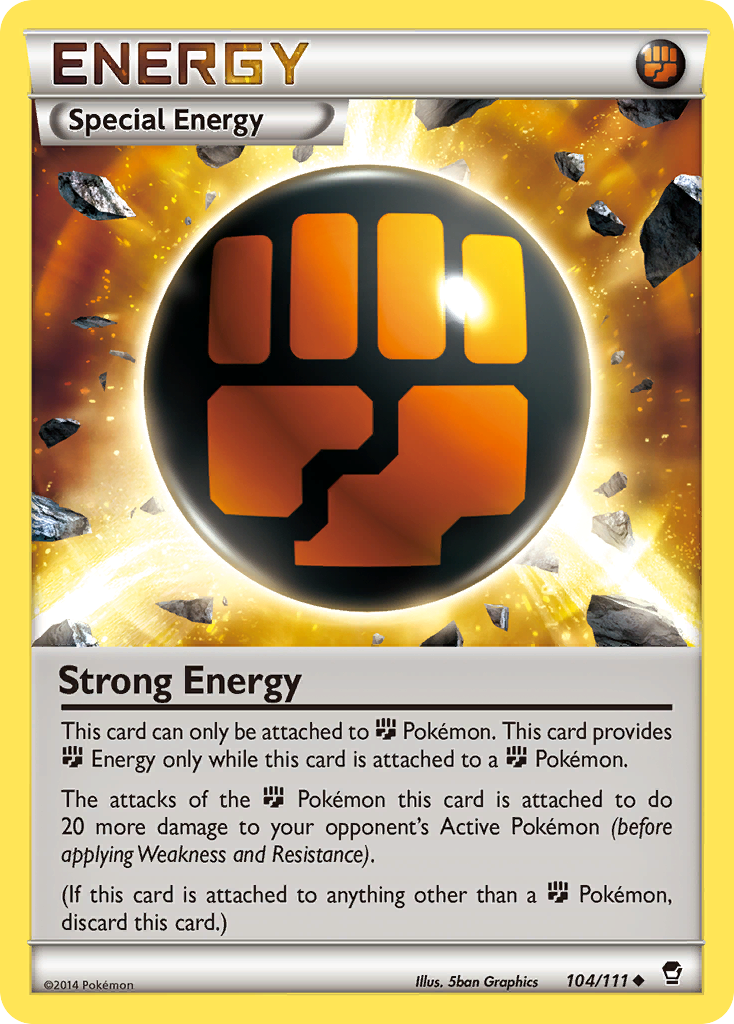 Strong Energy (104/111) [XY: Furious Fists] | Dumpster Cat Games