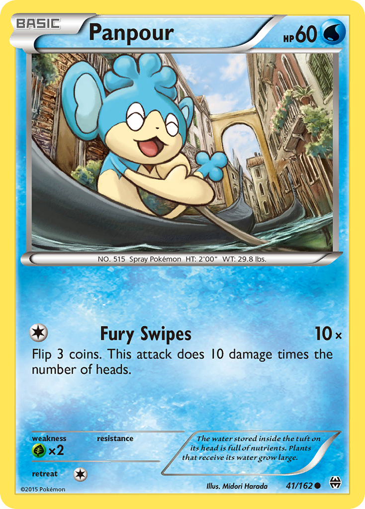 Panpour (41/162) [XY: BREAKthrough] | Dumpster Cat Games