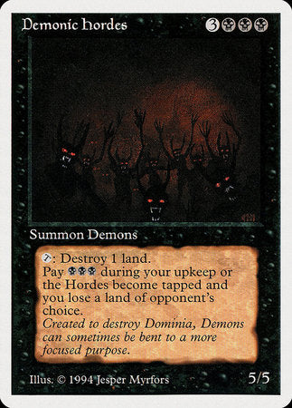 Demonic Hordes [Summer Magic / Edgar] | Dumpster Cat Games