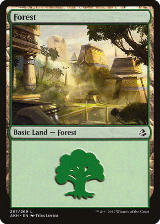 Forest (267) [Amonkhet] | Dumpster Cat Games