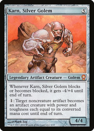 Karn, Silver Golem [From the Vault: Relics] | Dumpster Cat Games