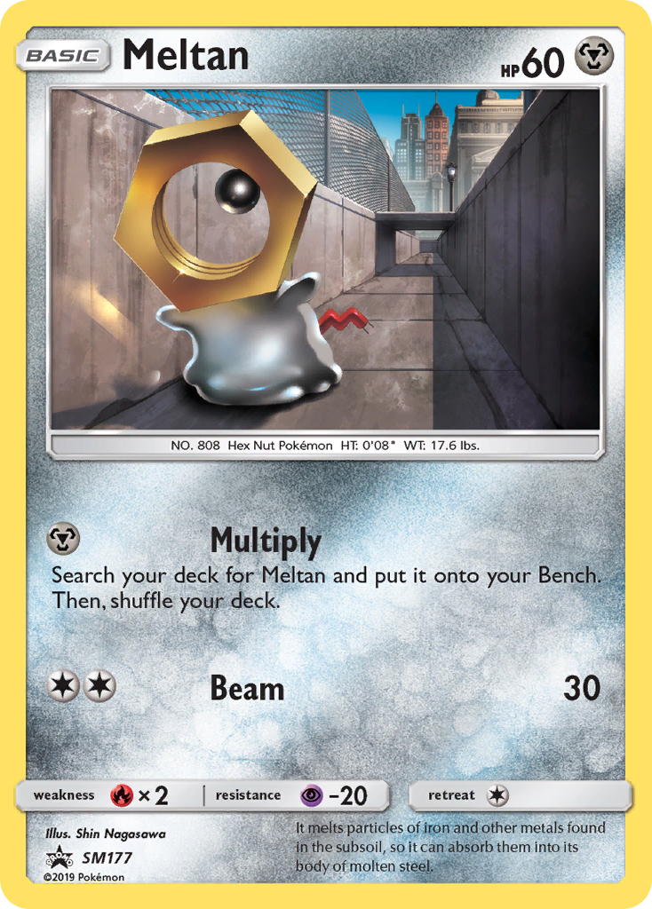 Meltan (SM177) [Sun & Moon: Black Star Promos] | Dumpster Cat Games