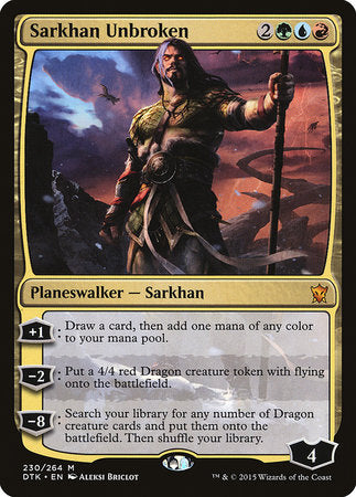 Sarkhan Unbroken [Dragons of Tarkir] | Dumpster Cat Games