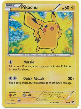 Pikachu (5/12) [McDonald's Promos: 2014 Collection] | Dumpster Cat Games