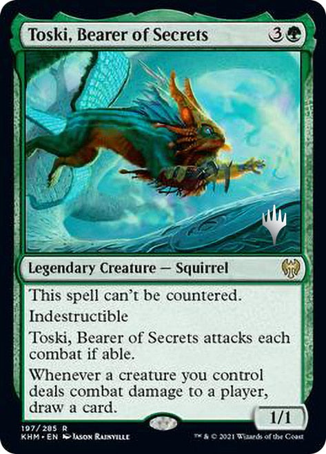 Toski, Bearer of Secrets (Promo Pack) [Kaldheim Promos] | Dumpster Cat Games