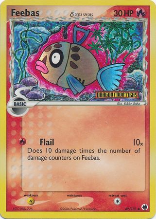 Feebas (49/101) (Delta Species) (Stamped) [EX: Dragon Frontiers] | Dumpster Cat Games