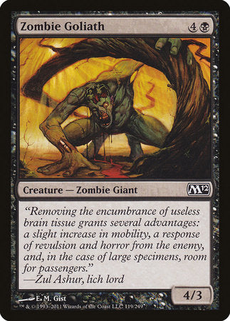 Zombie Goliath [Magic 2012] | Dumpster Cat Games