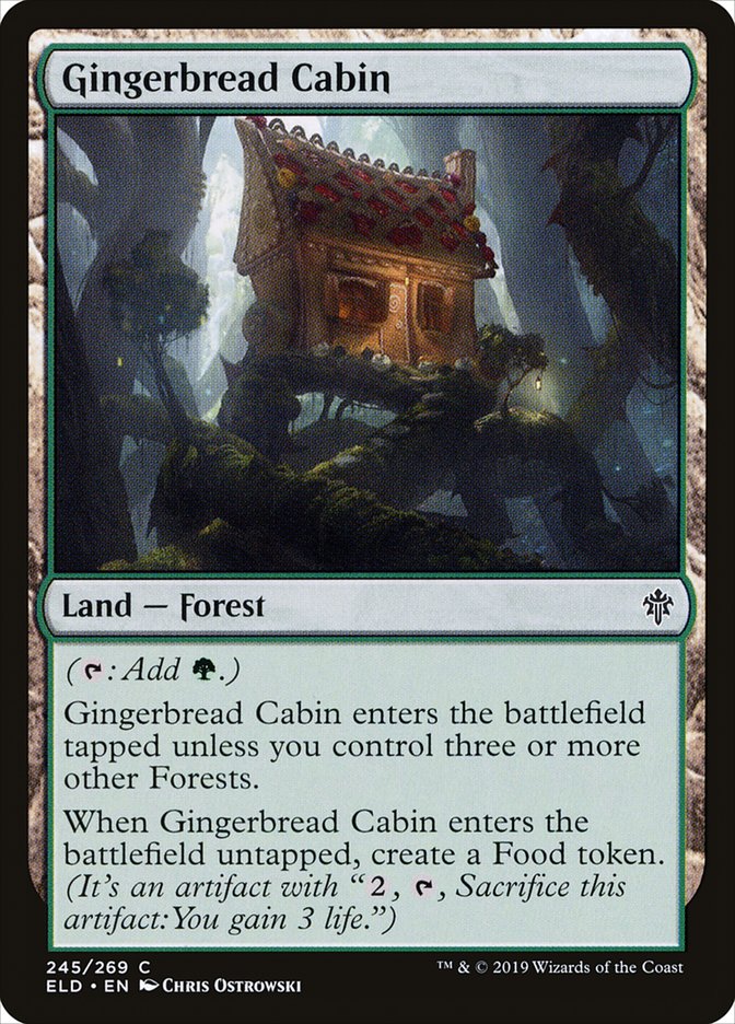 Gingerbread Cabin [Throne of Eldraine] | Dumpster Cat Games