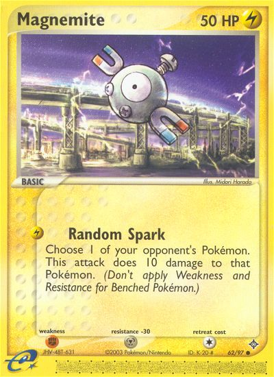 Magnemite (62/97) [EX: Dragon] | Dumpster Cat Games